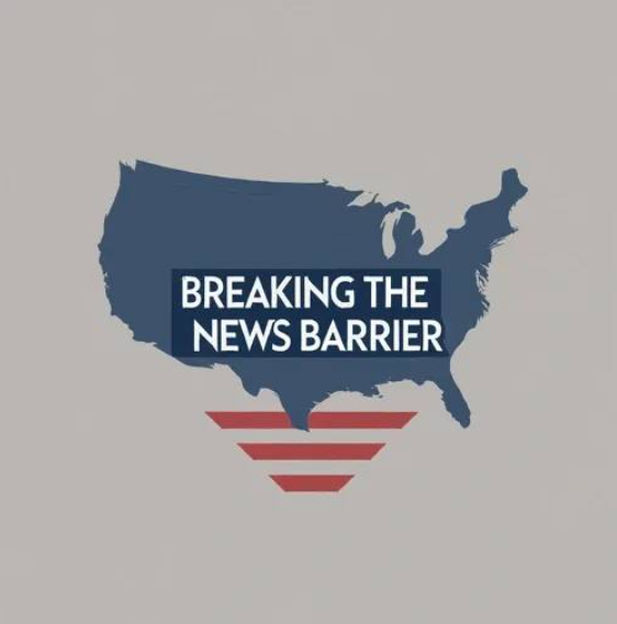 Blue America Breaking The News Barrier artwork