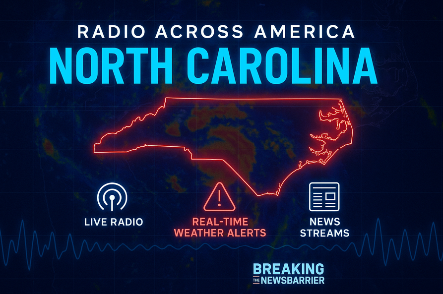 North Carolina alerts artwork for Radio Across America